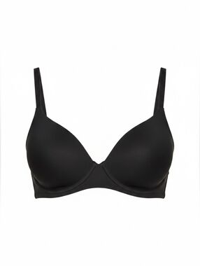 Skims Fits Everybody Unlined Underwire Demi Bra Onyx Black 32DDDD NWT